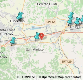 Mappa Via Trento, 56028 San Miniato PI, Italia (6.45545)
