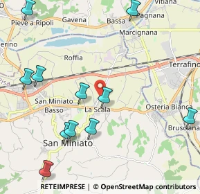 Mappa Via Trento, 56028 San Miniato PI, Italia (2.61545)