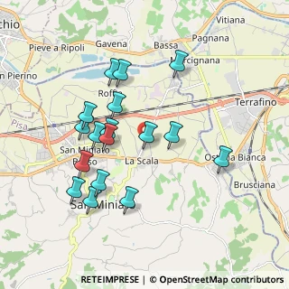 Mappa Via Trento, 56028 San Miniato PI, Italia (1.83941)
