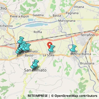 Mappa Via Trento, 56028 San Miniato PI, Italia (2.39)