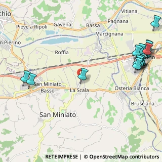 Mappa Via Trento, 56028 San Miniato PI, Italia (3.2)