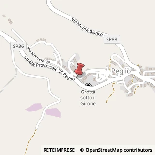 Mappa Via Donato Bramante, 37, 61049 Peglio, Pesaro e Urbino (Marche)