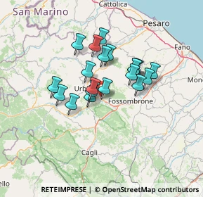 Mappa Via Don Bramante Ligi, 61029 Fermignano PU, Italia (10.4665)