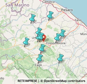 Mappa Via Don Bramante Ligi, 61029 Fermignano PU, Italia (11.52909)