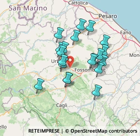 Mappa Via Don Bramante Ligi, 61029 Fermignano PU, Italia (11.519)