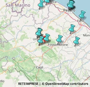 Mappa Via Don Bramante Ligi, 61029 Fermignano PU, Italia (19.734)
