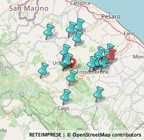 Mappa Via Don Bramante Ligi, 61029 Fermignano PU, Italia (11.385)