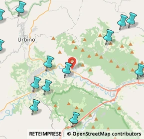 Mappa Via Don Bramante Ligi, 61029 Fermignano PU, Italia (6.40286)