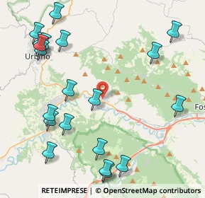 Mappa Via Don Bramante Ligi, 61029 Fermignano PU, Italia (5.4645)