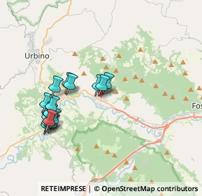 Mappa Via Don Bramante Ligi, 61029 Fermignano PU, Italia (3.78882)