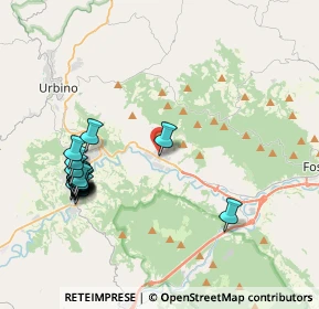 Mappa Via Don Bramante Ligi, 61029 Fermignano PU, Italia (4.531)