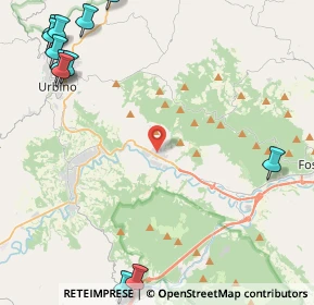 Mappa Via Don Bramante Ligi, 61029 Fermignano PU, Italia (6.95083)