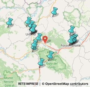 Mappa Via Don Bramante Ligi, 61029 Fermignano PU, Italia (7.6645)