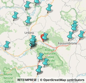 Mappa Via Don Bramante Ligi, 61029 Fermignano PU, Italia (9.372)