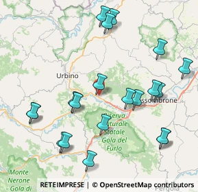 Mappa Via Don Bramante Ligi, 61029 Fermignano PU, Italia (9.3485)