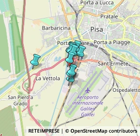 Mappa Via di Gargalone, 56121 Pisa PI, Italia (0.74727)