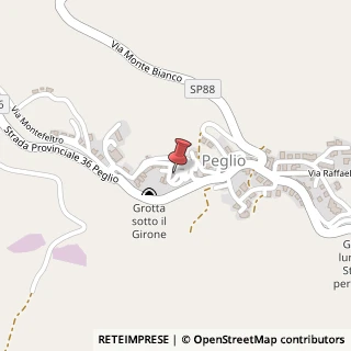 Mappa Corso giuseppe garibaldi 14, 61048 Peglio, Pesaro e Urbino (Marche)