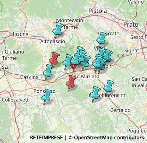 Mappa Via Romaiano, 56028 San Miniato PI, Italia (10.45789)