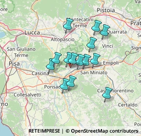 Mappa Via Prov.le, 56020 Santa Maria a Monte PI, Italia (10.54571)