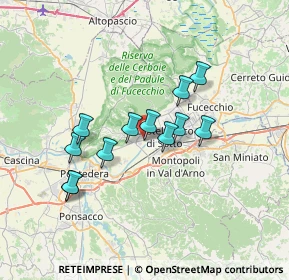 Mappa Via Prov.le, 56020 Santa Maria a Monte PI, Italia (5.88917)