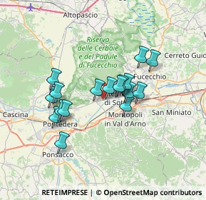Mappa Via Prov.le, 56020 Santa Maria a Monte PI, Italia (5.71941)