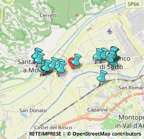 Mappa Via Prov.le, 56020 Santa Maria a Monte PI, Italia (1.6675)