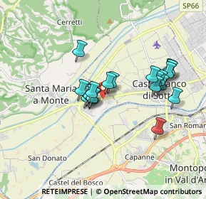 Mappa Via Prov.le, 56020 Santa Maria a Monte PI, Italia (1.5005)