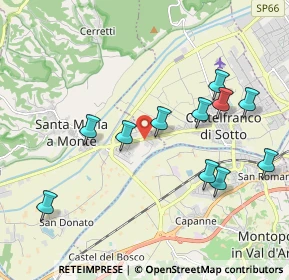 Mappa Via Prov.le, 56020 Santa Maria a Monte PI, Italia (2.09182)