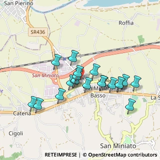 Mappa Via Roberto Ardigò, 56028 San Miniato PI, Italia (0.802)