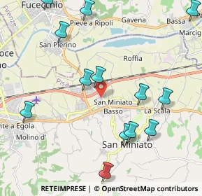 Mappa Via Roberto Ardigò, 56028 San Miniato PI, Italia (2.54385)