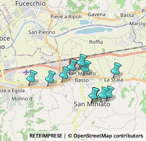 Mappa Via Roberto Ardigò, 56028 San Miniato PI, Italia (1.60455)