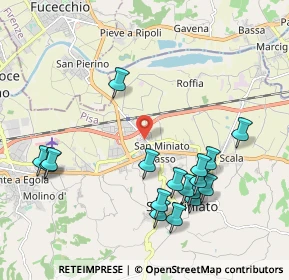 Mappa Via Roberto Ardigò, 56028 San Miniato PI, Italia (2.25706)