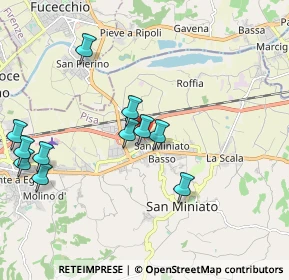 Mappa Via Roberto Ardigò, 56028 San Miniato PI, Italia (2.17273)