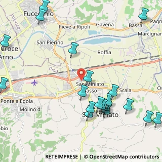 Mappa Via Roberto Ardigò, 56028 San Miniato PI, Italia (2.781)