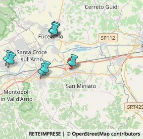 Mappa Via Roberto Ardigò, 56028 San Miniato PI, Italia (5.63273)