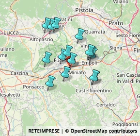 Mappa Via Roberto Ardigò, 56028 San Miniato PI, Italia (10.784)