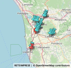 Mappa Via Caduti di Kindu, 56121 Pisa PI, Italia (10.0395)