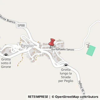 Mappa Via Raffaello Sanzio,  20, 61029 Peglio, Pesaro e Urbino (Marche)