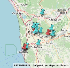 Mappa Via Fiorentina, 56125 Pisa PI, Italia (12.00875)