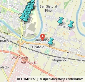 Mappa Via Fiorentina, 56125 Pisa PI, Italia (1.372)