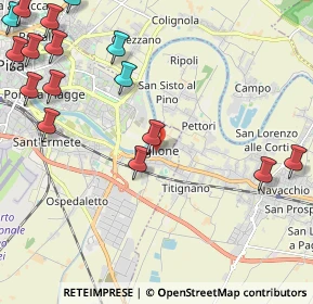 Mappa Via Fiorentina, 56125 Pisa PI, Italia (3.15375)