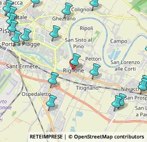 Mappa Via Fiorentina, 56125 Pisa PI, Italia (3.14105)