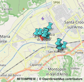 Mappa Via Giovanni Boccaccio, 56022 Castelfranco di Sotto PI, Italia (0.94071)