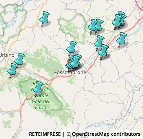 Mappa Via dei Castagni, 61034 Fossombrone PU, Italia (7.9015)