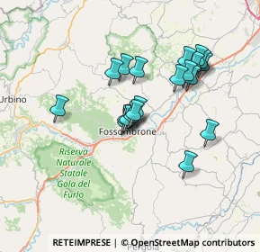 Mappa Via dei Castagni, 61034 Fossombrone PU, Italia (6.0595)