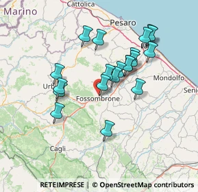 Mappa Via dei Castagni, 61034 Fossombrone PU, Italia (13.079)