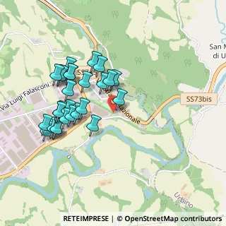 Mappa Via Paolo Volponi, 61033 Fermignano PU, Italia (0.475)