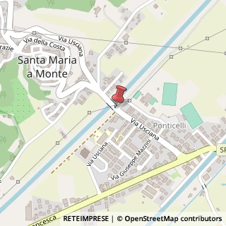 Mappa Via usciana 118, 56020 Santa Maria a Monte, Pisa (Toscana)
