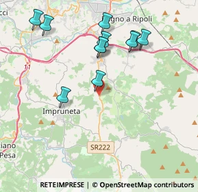Mappa Via di Poggio Ugolino, 50012 Bagno a Ripoli FI, Italia (4.14)