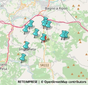 Mappa Via di Poggio Ugolino, 50012 Bagno a Ripoli FI, Italia (3.07364)